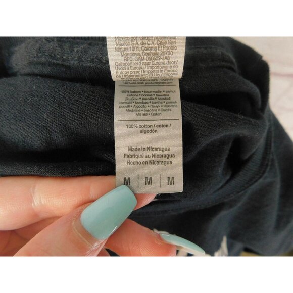 Harry Potter Borgin & Burkes Shirt Mens Medium Black Death Eater Graphic Tee - Picture 5 of 11